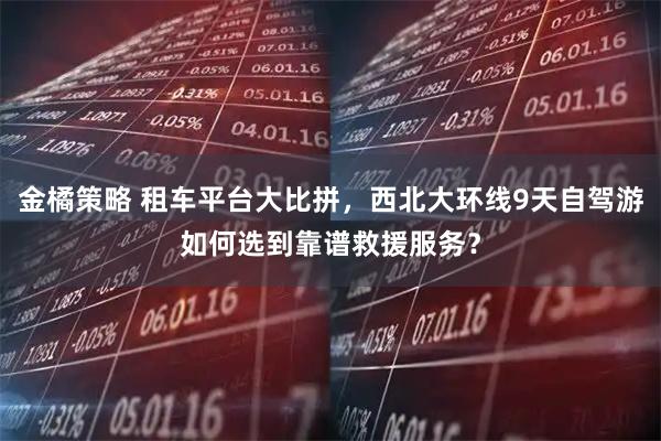 金橘策略 租车平台大比拼，西北大环线9天自驾游如何选到靠谱救援服务？